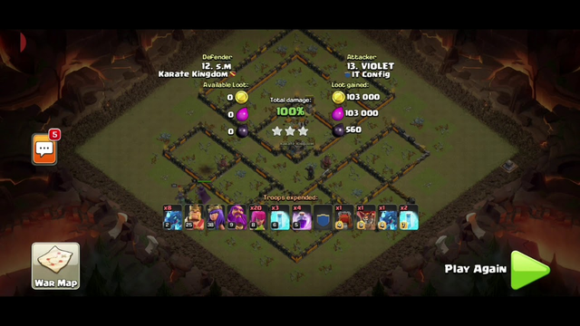 Clash of Clans Top 35 Town Hall  base Attack 3 Ster ( 1 Town Hall to 13 Town Hall )