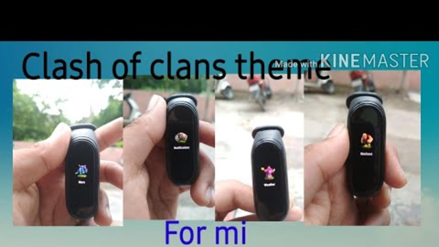 Clash of clans theme for mi band 4