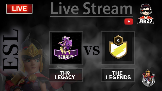 THE LEGENDS VS TH9 LEGACY.. COC LIVE - CLASH OF CLANS