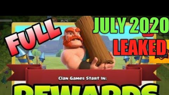 June 2020 season clan games all rewards information confirmed clash of clans coc Sumit 007