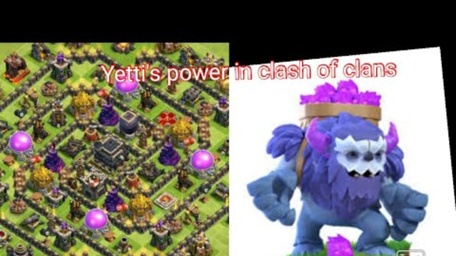 Yetti's power in clash of clans Tamil