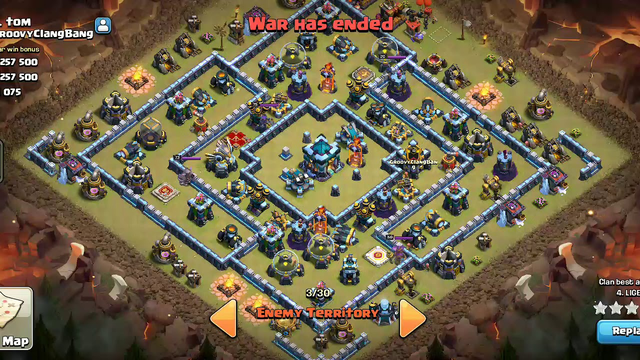 Clash of clans best war attack by Liger