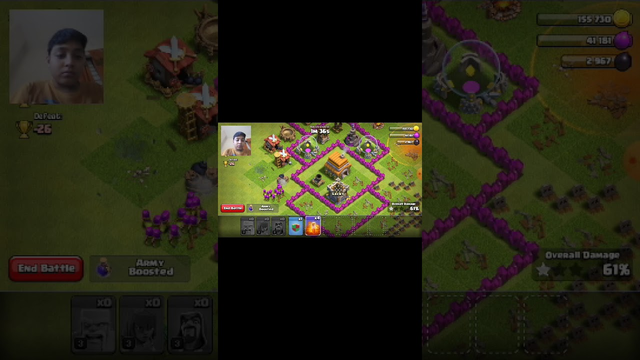 My attack in clash of clans part1