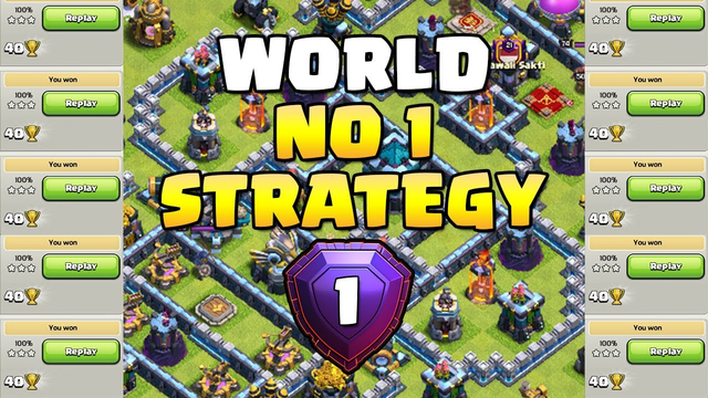 World No 1 Army? TH13 Powerful Strategy @Clash of Clans