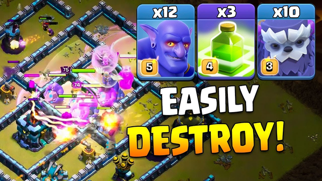 INSANE NEW 3 Star Strategy | Yeti, Bowler and Jump Spell = So Strong! Clash of Clans