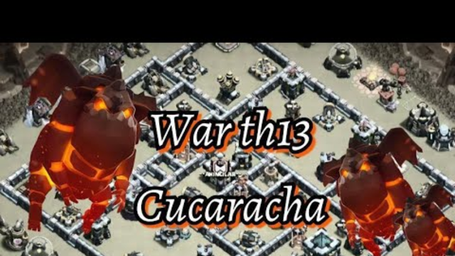 Ataques de th13 em guerra/ Clash of Clans