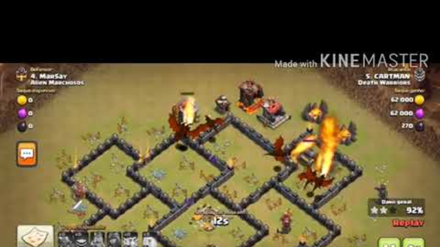 Best Th9 attack strategy || dragloon attack || air attack || clash of clans || Admiral pankaj