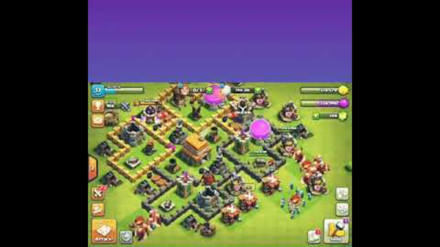 My first attack in clan war clash of clans   coc #3