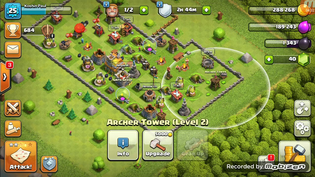 Clash of clans gameplay video