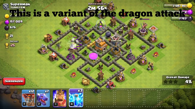 Bloon and dragon attack clash of clans