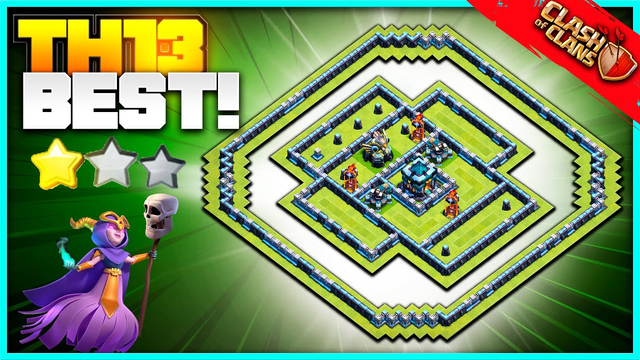 Town Hall 13 With Link in Clash of Clans - 5500 Trophies OP BASE! Th13 War Base Link 2020