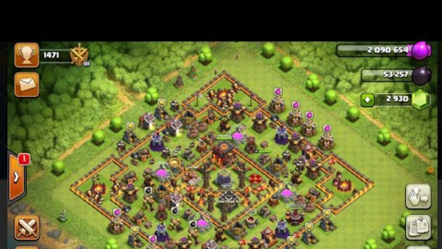 Clash of clans gameplay how to three town hall 10 and 9 base