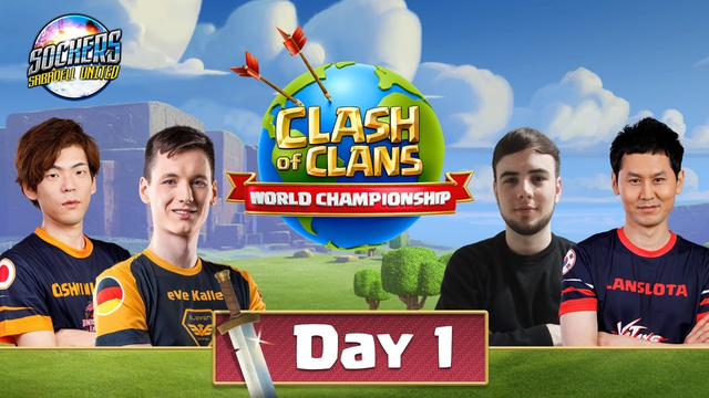 LIVE World Championship #2 Qualifier Day 1| CLASH OF CLANS | CASTER SOCKERS