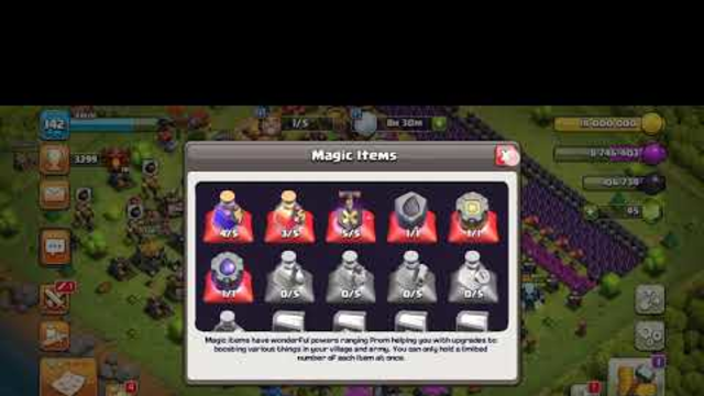 Clash of clans . 18 million wall upgrade