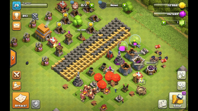 Clash of clans season 2 ep 1  completing 900 trophies   S gamer