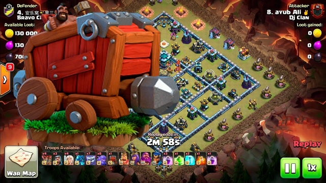 CLASH OF CLANS BEST PLAYERS USE THIS ARMY TH13 Attack Strategy  #2