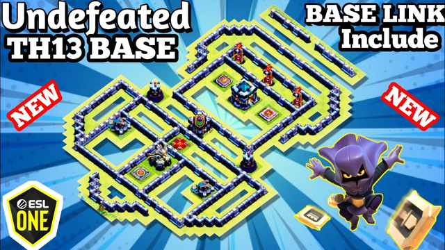 *Undefeated*Town Hall 13 (TH13) Base With TH13 Base Link / Copy Link | Clash of Clans 2020