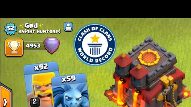 He's Amazing Reached Legend League Using Barbs + Minions Strategy On Th10 - Clash Of Clans