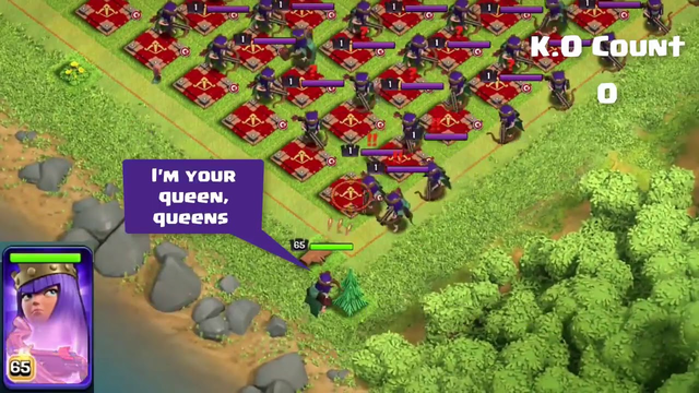 Max Archer Queen VS 175+ Level 1 Archer Queens   Clash of Clans