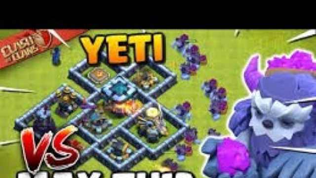 INSANE Th13 Mass Yeti Attack Strategy  BEST Strategies in Clash of Clans   Destroyed Th13 War Bases