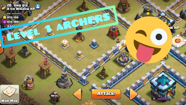 I found A NOOB IN WAR | Every Defence Lvl is | Clash of Clans |