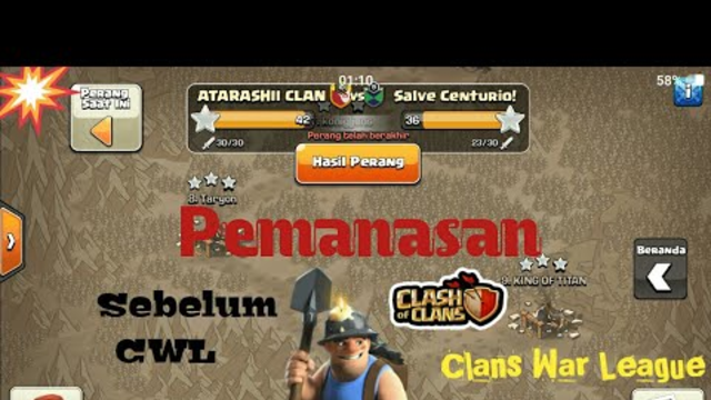 CLASH OF CLANS ~ Pemanasan Sebelum Clans War League (CWL) ~ Strategi War Terbaru 2020