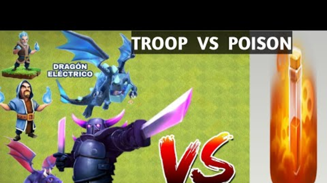 POISON vs All troop challenge || clash of clans|| every troop vs poison