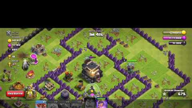 Clash of clans attack with robot