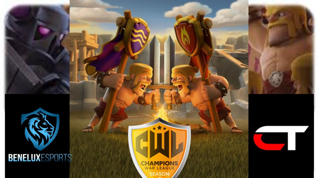 CWL E-SPORTS | BENELUX ESPORTS VS CRUNCHTIME | CLASH OF CLANS | TH13