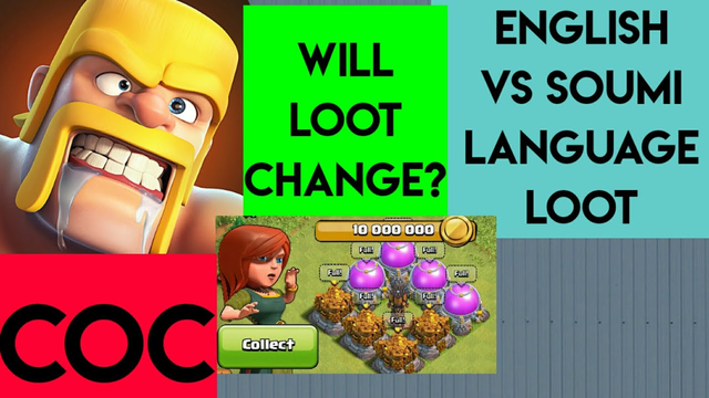 Clash of clans | Will the loot changes after language is changed?Live proof** | In Nepali |