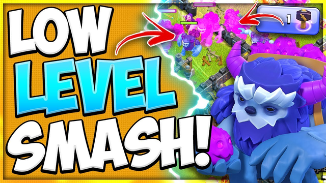 What Yeti Smash Looks Like as A Rushed Player! TH12 Yeti Attack Strategy in Clash of Clans