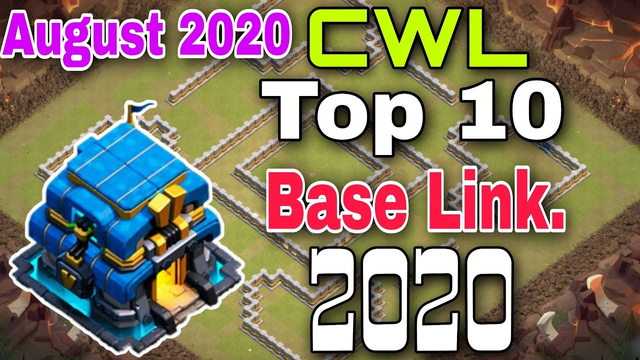 *August 2020* New CWL War Base Th12 2020 (Link In Video Description)  Clash Of Clans