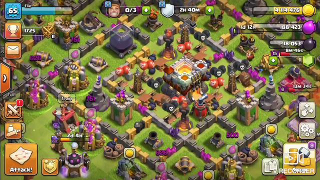 Playing clash of clans with tge warden for the first time