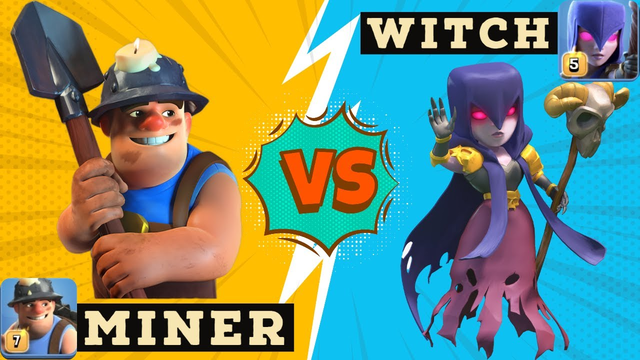 Every Level Miner vs Every Level Witch (Up to Max) | Clash of Clans |