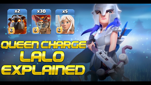 TOWNHALL 13 QUEEN CHARGE LALO! BROKEN DOWN AND EXPLAINED! CLASH OF CLANS