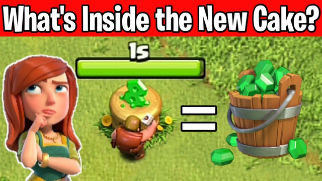 WHAT'S INSIDE THE NEW CLASHIVERSARY CAKE IN CLASH OF CLANS | 2020-COC |