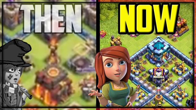 EIGHT Years! Clash of Clans THEN, and NOW
