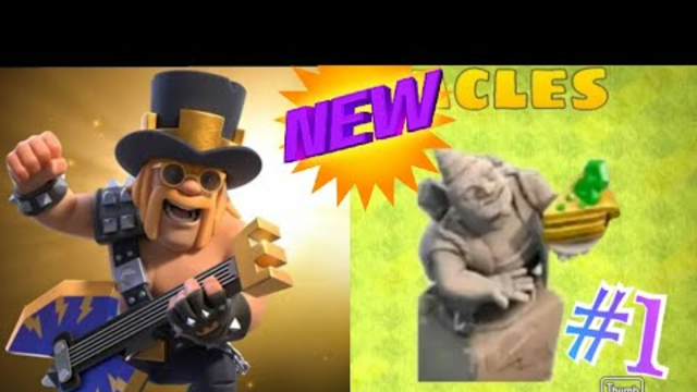 New statue of clash of clans