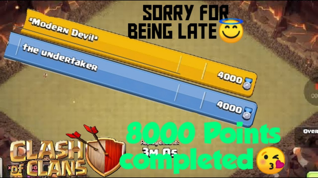 8000 points completed  |   Clan Games  |  Clash of Clans  |  Ultimate MD
