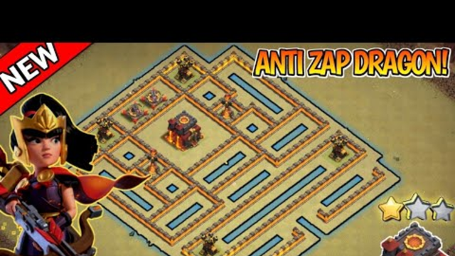 NEW TH10 WARBASE ANTI ZAP DRAGON + LINK + REPLAY PROOF CLASH OF CLANS