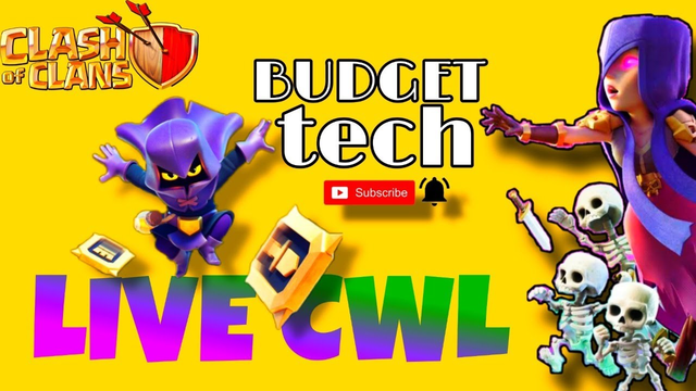 Clash of clans Live -  Coc Live - Clan War League Special in Hindi and English