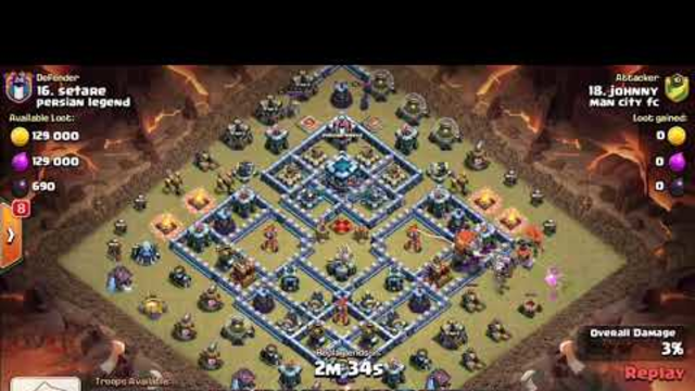 Clash Of Clans how to get 3s against TH13 Most Complicated War and CWL bases with new best Strategie