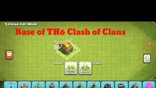 Base of TH6 Clash of Clans...CoC
