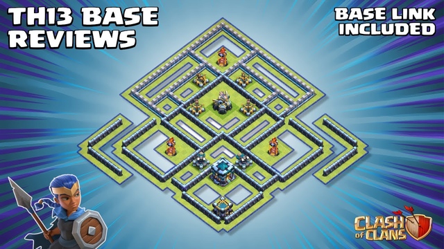 EXCLUSIVE Town Hall 13 Base With TH13 Base Link | Clash of Clans TH13 War Base