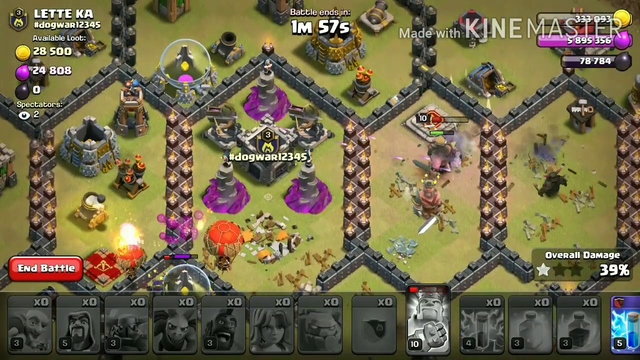 Clash of Clans Th9 Best Attack Strategy Ep3.