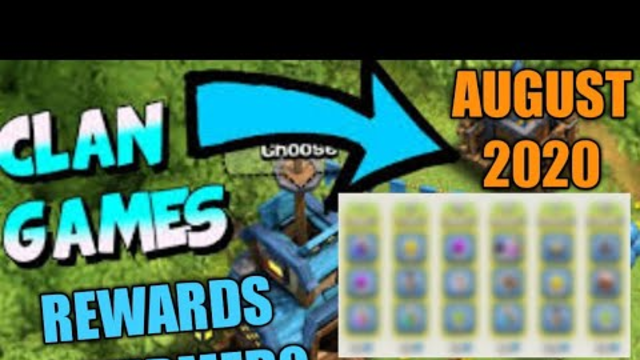 August 2020 season clan games all rewards information confirmed clash of clans #coc Sumit 007