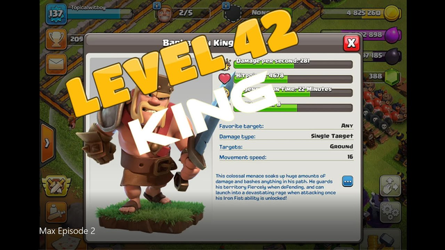 Clash of Clans | TH 11 Farm to Max | LEVEL 42 KING!!!
