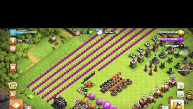Clash of Clans TH9 fixing a rushed base