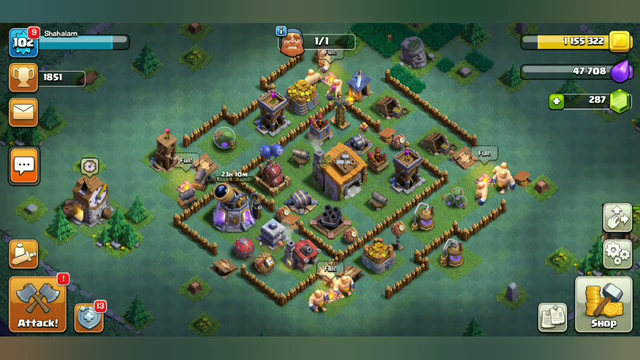 My Second Builder Hall Base New Defense Roaster Upgrade, My Live Attack 3 Star Complete COC 2020