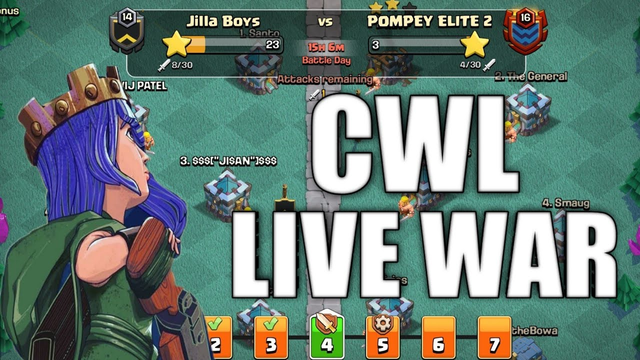 Prime Is Live ||Cwl Live War Attcke|| Clash Of Clans||COC